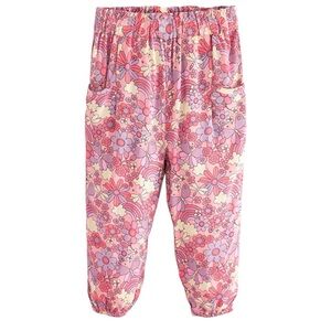 Next Girls Floral Print Long Pants – Size 3–4 Years (EcoVero™)